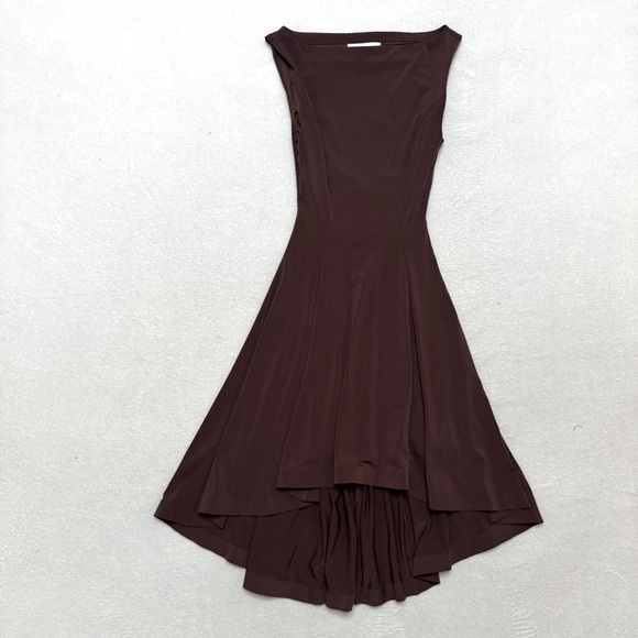 Danielle Guizio sz S Daye Mini Dress Stretch in Chocolate Brown - Picture 5 of 11